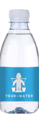 Reklamevand - kildevand med logo